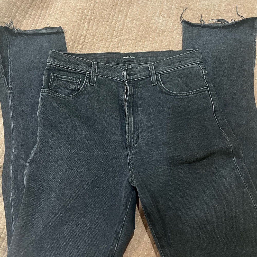 Favorite Daughter Valentina High Rise Black Jeans